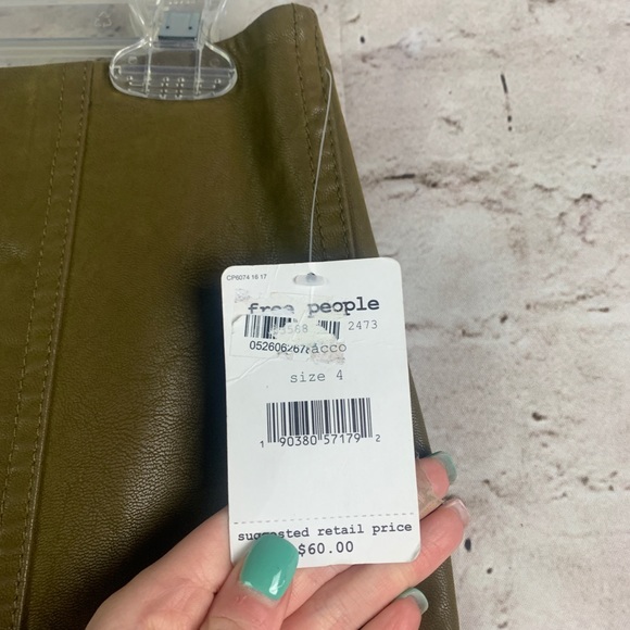 Free People Vegan Suede Modern Femme Mini Skirt - Picture 5 of 6